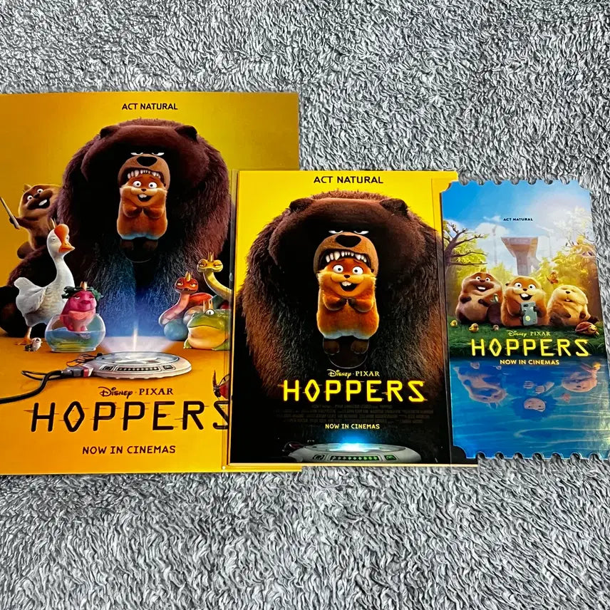 [BUNJANG] Hoppers Movie Collection Set / 호퍼스 영화 관람 특전 (아트카드, 오리지널티켓, 데코팩)
