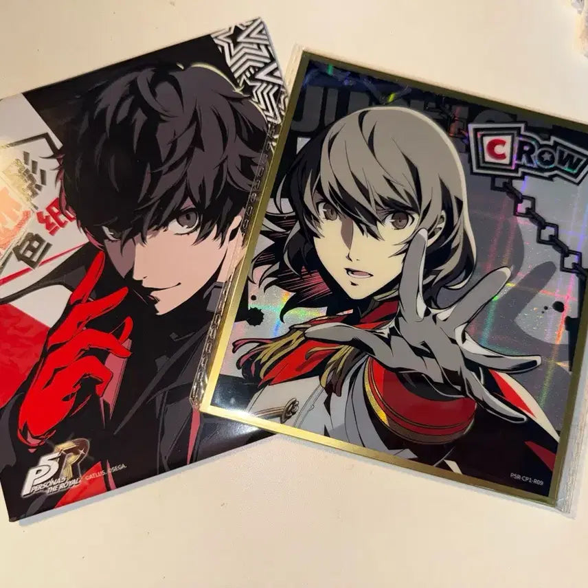[BUNJANG] Persona 5 Crow Akechi Goro Color Paper / 페르소나5 카요우 색지 크로우 아케치 고로
