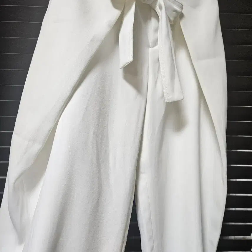 [BUNJANG] Club Monaco Ribbon Wrap Wide Pants / 클럽 모나코 리본 랩매듭 와이드 팬츠