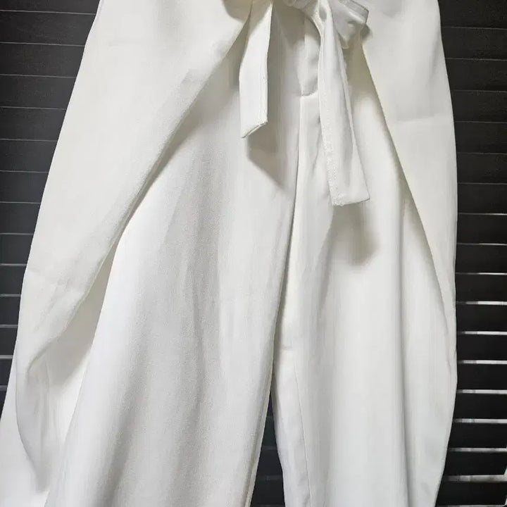 [BUNJANG] Club Monaco Ribbon Wrap Wide Pants / 클럽 모나코 리본 랩매듭 와이드 팬츠