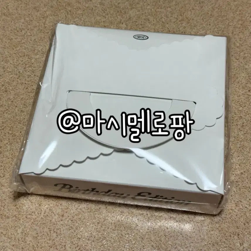 [BUNJANG] aespa Winter 2026 Birthday MD Acrylic Cake Photocard / 에스파 윈터 2026 생일 엠디 birthday md 포카 아크릴 케이크