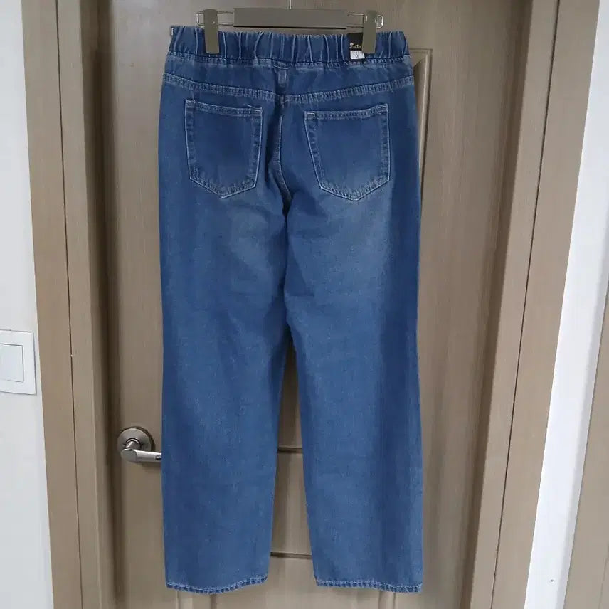 [BUNJANG] Banding Denim Wide Pants - M Size / 새상품)밴딩 데님 와이드 팬츠ㅡM 택있음