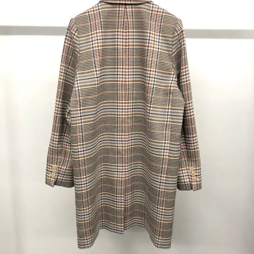 [BUNJANG] DEW E L Check Long Jacket / 듀엘 체크 롱 자켓 55
