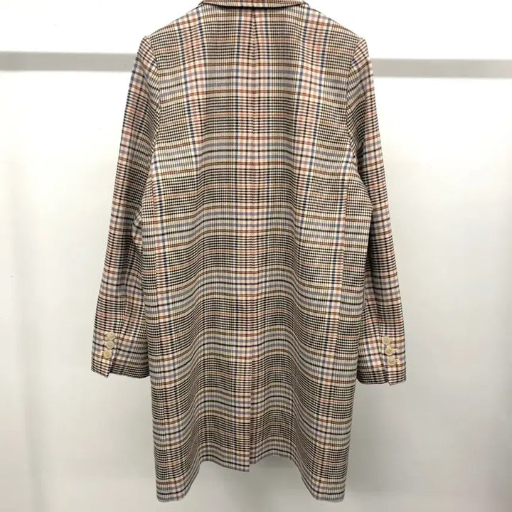 [BUNJANG] DEW E L Check Long Jacket / 듀엘 체크 롱 자켓 55