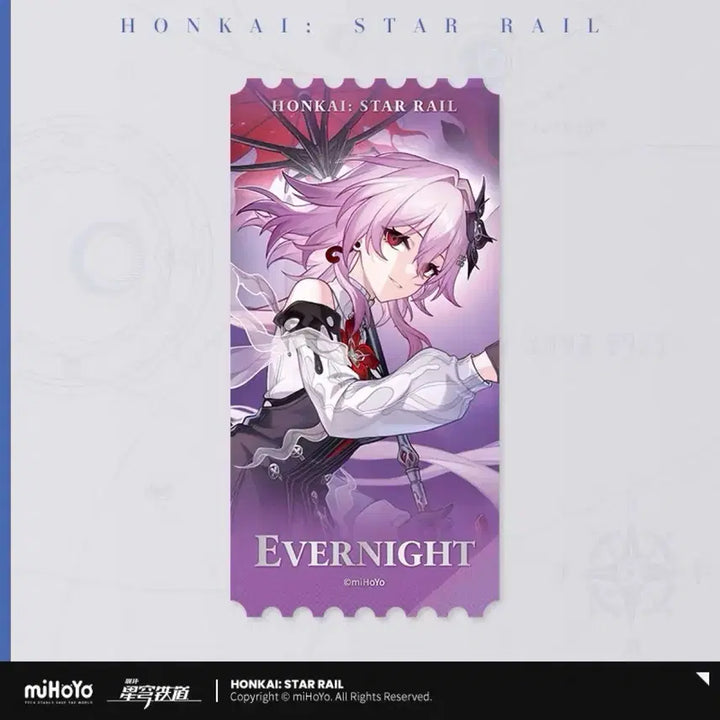 [BUNJANG] Honkai: Star Rail Evernight 4.0 Special Ticket Photocard / 붕괴 스타레일 에버나이트 4.0 특전 티켓 포토카드
