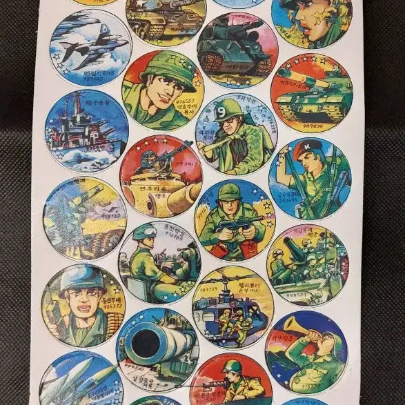 [BUNJANG] Vintage Paper Ttakkji (Paper Cards) / 80년대 빈티지 종이 딱지