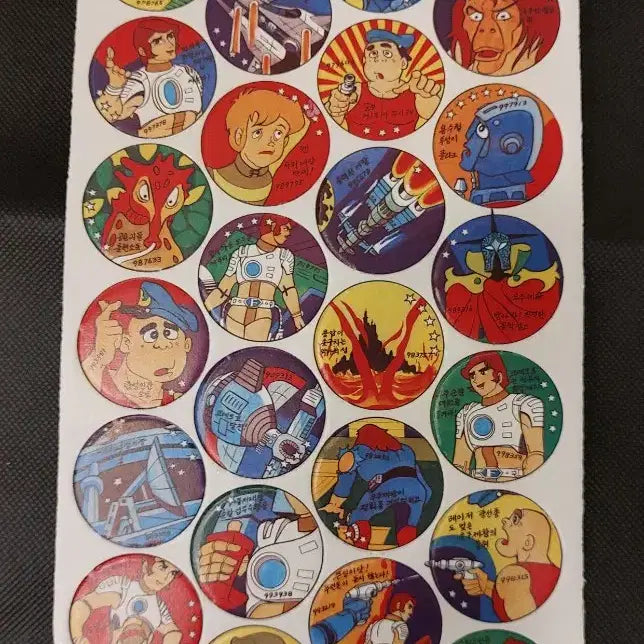 [BUNJANG] Vintage Paper Ttakkji (Paper Cards) / 80년대 빈티지 종이 딱지