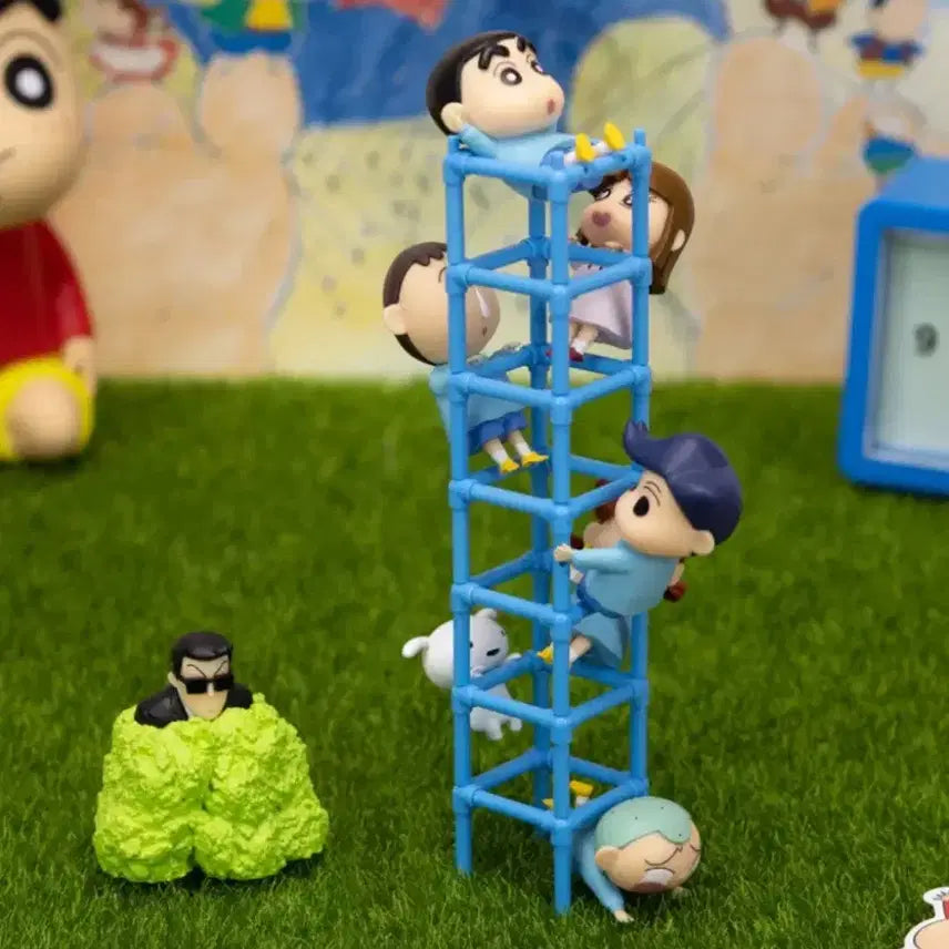 [BUNJANG] Crayon Shin-chan Jungle Gym Suji Figure / (미개봉)짱구는 못말려 정글짐 피규어(수지)