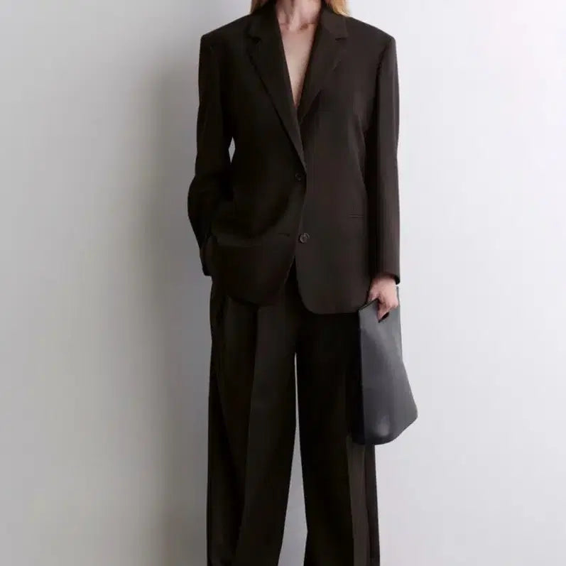 [BUNJANG] COS 25fw Relaxed Twill Wide Leg Trousers / COS 25fw 릴랙스드 트윌 와이드레그 트라우저