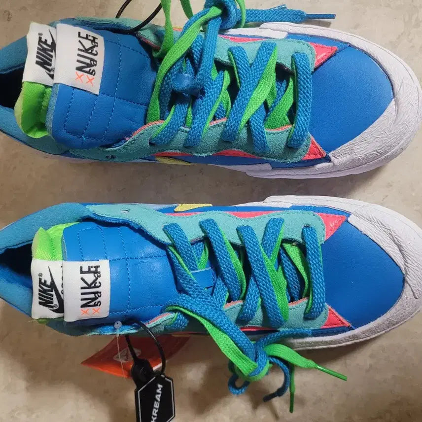 [BUNJANG] Nike Sacai KAWS Blazer Low Neptune Blue (260mm) / 나이키 x 사카이 x 카우스 블레이저 로우 넵튠 블루(260)