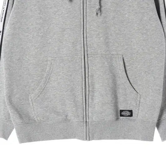 [BUNJANG] Dickies Side Line Logo Taping Fleece Hoodie S-M / 디키즈 사이드 라인 로고 테이핑 기모 후드 집업 S-M