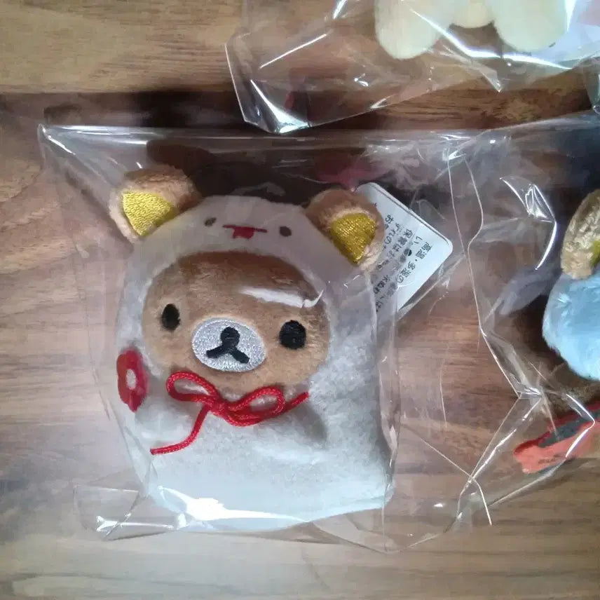 [BUNJANG] Rilakkuma Tenonuki Plush Doll Bundle Set / 리락쿠마 테노키 인형 3종 일괄판매 / 메이크업 / 새해 / 할로윈