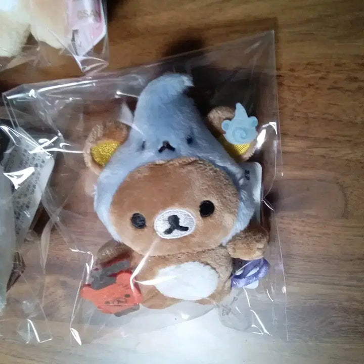 [BUNJANG] Rilakkuma Tenonuki Plush Doll Bundle Set / 리락쿠마 테노키 인형 3종 일괄판매 / 메이크업 / 새해 / 할로윈