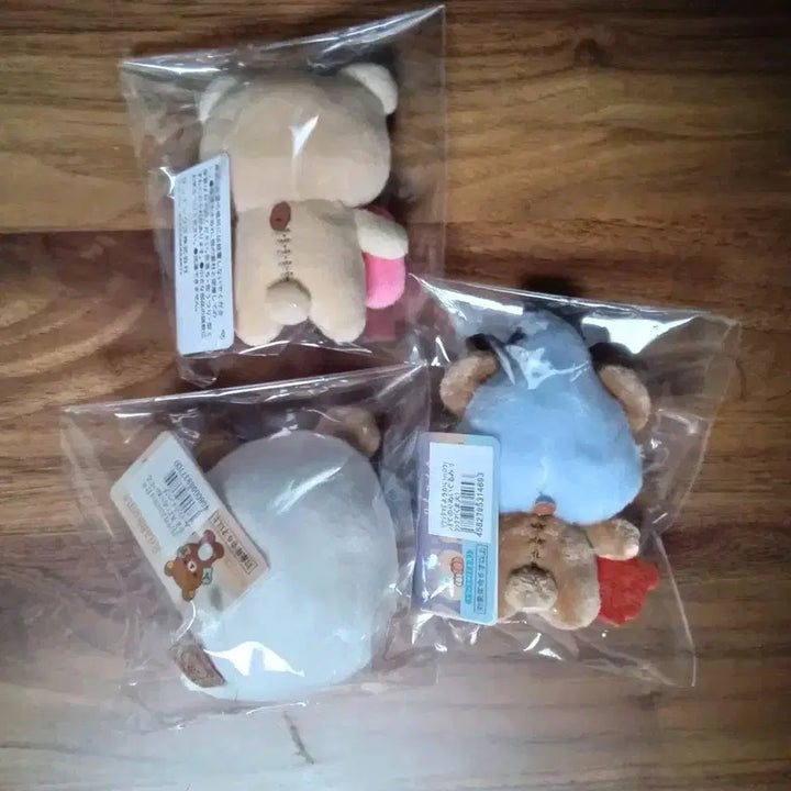 [BUNJANG] Rilakkuma Tenonuki Plush Doll Bundle Set / 리락쿠마 테노키 인형 3종 일괄판매 / 메이크업 / 새해 / 할로윈