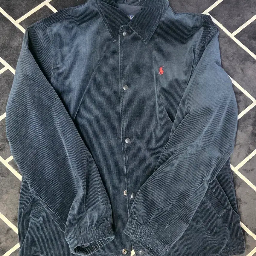 [BUNJANG] Polo Corduroy Coach Jacket - Dark Navy (Size L) / 폴로 코듀로이 코치자켓 L 다크네이비