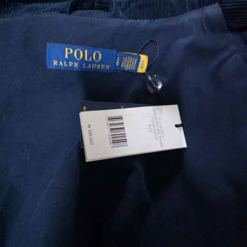 [BUNJANG] Polo Corduroy Coach Jacket - Dark Navy (Size L) / 폴로 코듀로이 코치자켓 L 다크네이비