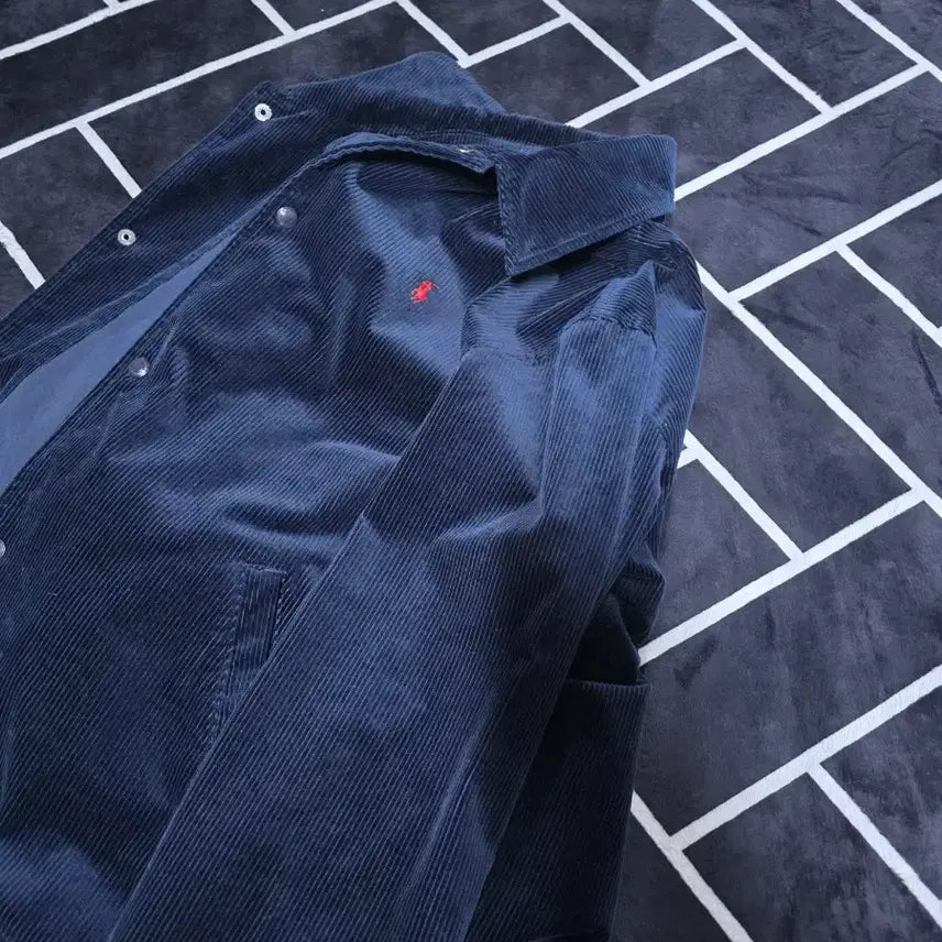 [BUNJANG] Polo Corduroy Coach Jacket - Dark Navy (Size L) / 폴로 코듀로이 코치자켓 L 다크네이비