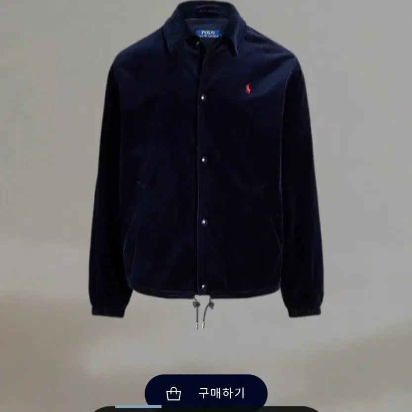[BUNJANG] Polo Corduroy Coach Jacket - Dark Navy (Size L) / 폴로 코듀로이 코치자켓 L 다크네이비