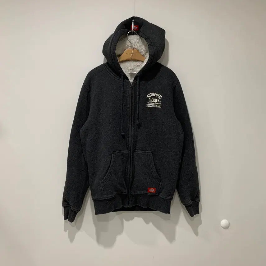 [BUNJANG] Dickies Charcoal Hooded Zip-up / [Dickies] 디키즈 후드집업