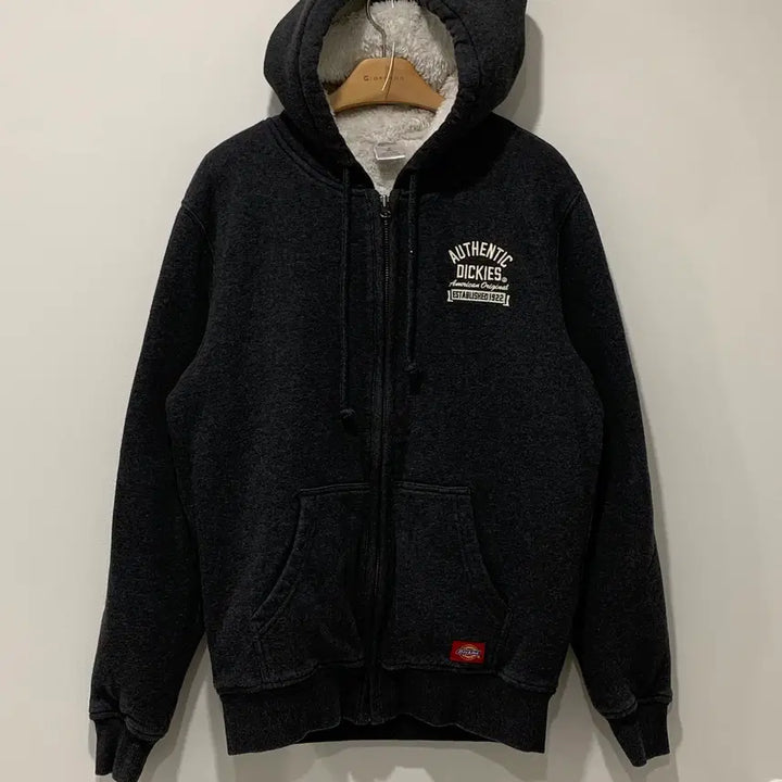 [BUNJANG] Dickies Charcoal Hooded Zip-up / [Dickies] 디키즈 후드집업