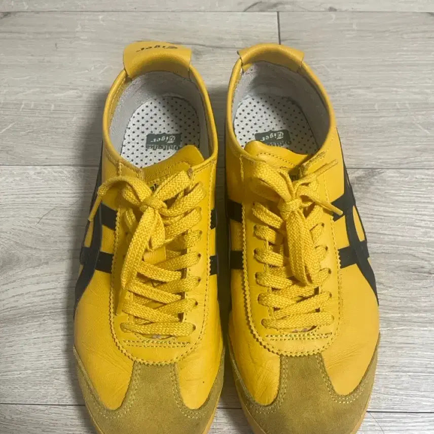 [BUNJANG] Onitsuka Tiger Mexico 66 Yellow Black Sneakers / 오니츠카 타이거 멕시코 66 옐로우 블랙