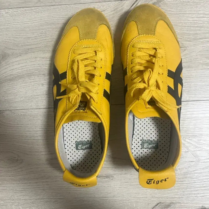 [BUNJANG] Onitsuka Tiger Mexico 66 Yellow Black Sneakers / 오니츠카 타이거 멕시코 66 옐로우 블랙