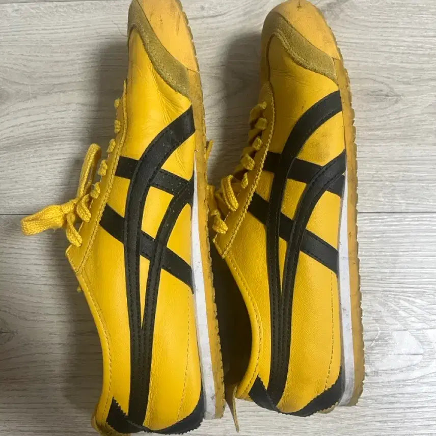 [BUNJANG] Onitsuka Tiger Mexico 66 Yellow Black Sneakers / 오니츠카 타이거 멕시코 66 옐로우 블랙