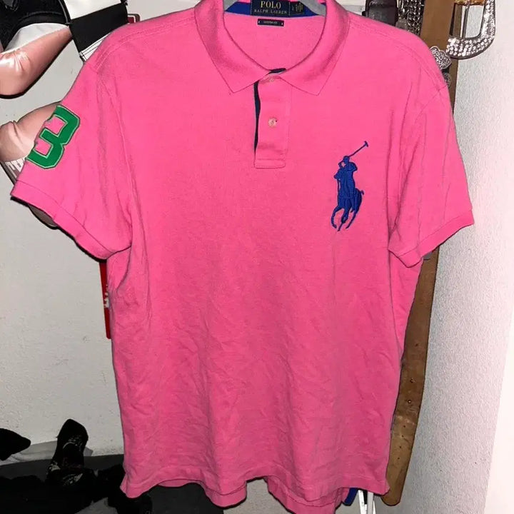 [BUNJANG] Polo Ralph Lauren Big Pony Polo Shirt / 폴로 랄프로렌 빅 포니 반팔 카라 티셔츠