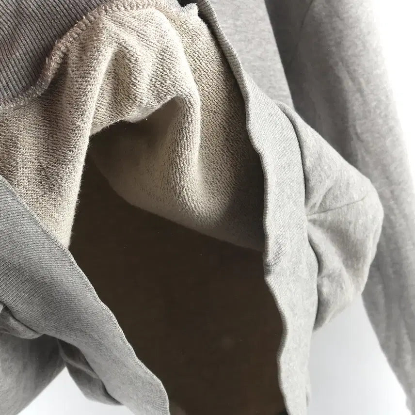 [BUNJANG] YSK Company Oversized Gray Hoodie / L / 오버핏 그레이 남성 후드 티셔츠 / P025 -347