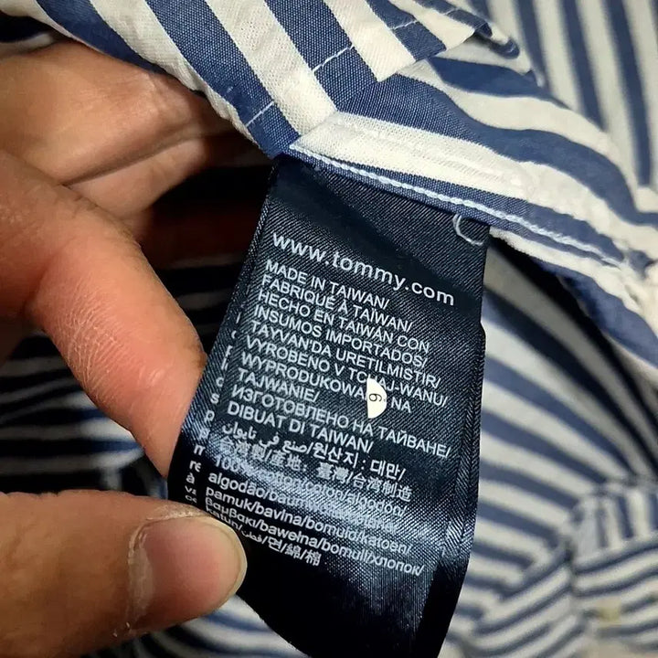 [BUNJANG] Tommy Hilfiger Stripe Shirt / [L]타미힐피거 스트라이프 셔츠(만원샵)