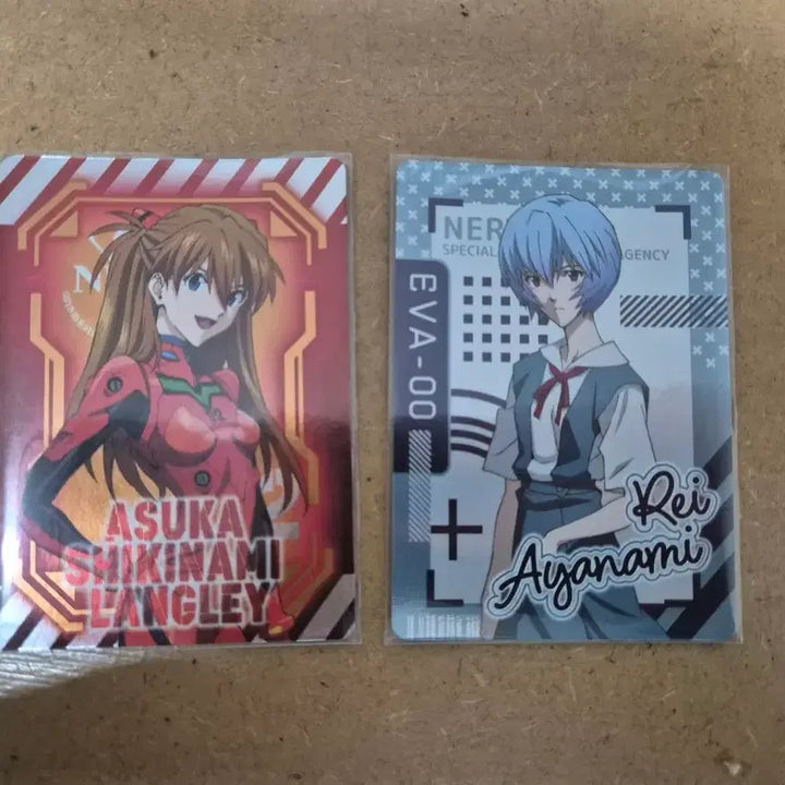 [BUNJANG] Evangelion Neon Collection Asuka and Rei Photocard Bundle Set / 에반게리온 네온 콜렉션 아스카.레이 포토 카드 일괄