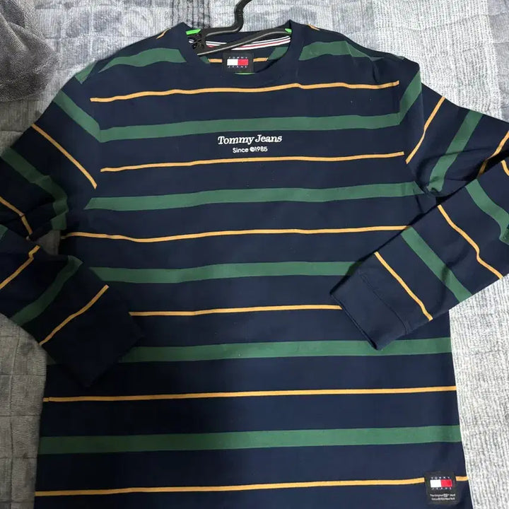 [BUNJANG] M Regular Fit Striped Long Sleeve / [M] 타미 진스 레귤러 핏 스트라이프 롱 슬리브