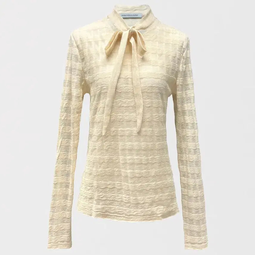 [BUNJANG] The World Is Your Oyster Check Pattern Knit Top / The world is your oyster 니트 탑