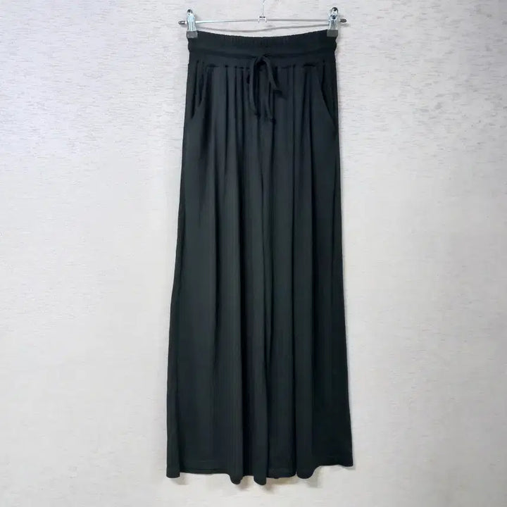 [SOLD OUT] B3-11/블랙 밴딩 와이드 니트팬츠 여성