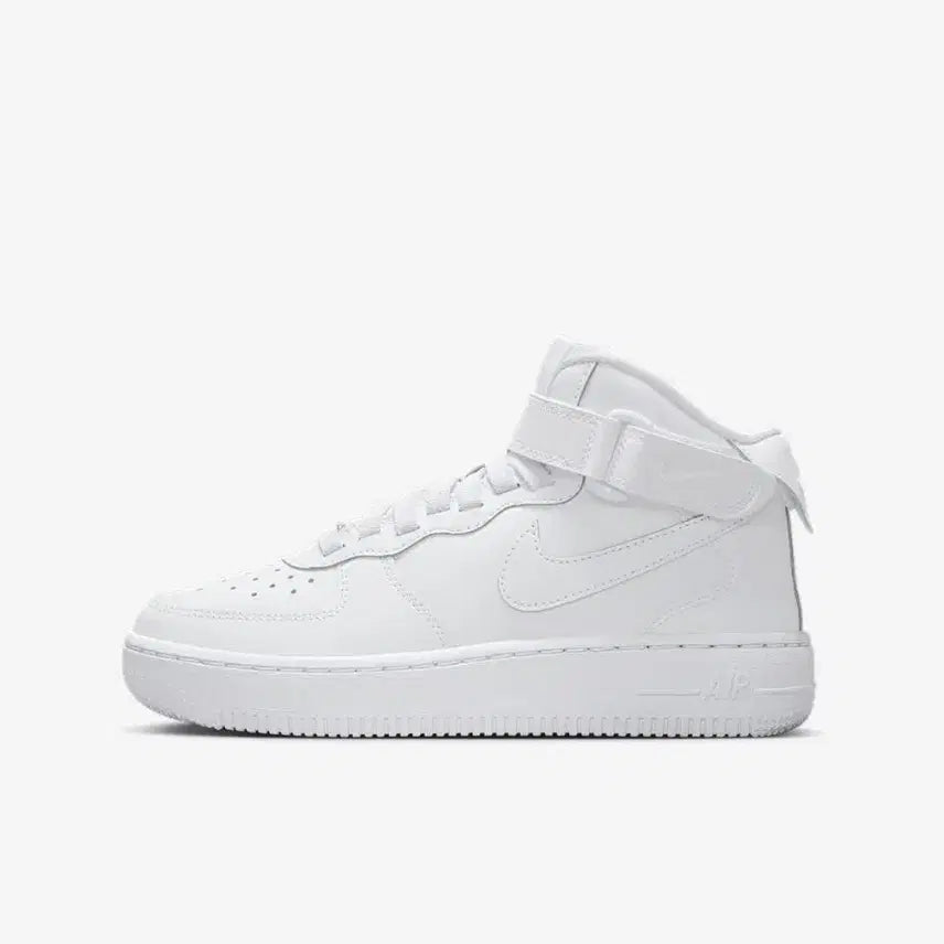 [BUNJANG] Nike Air Force 1 Mid White Sneakers / 새상품)나이키 230 에어포스1 미드 화이트 이지온 IH4228 100