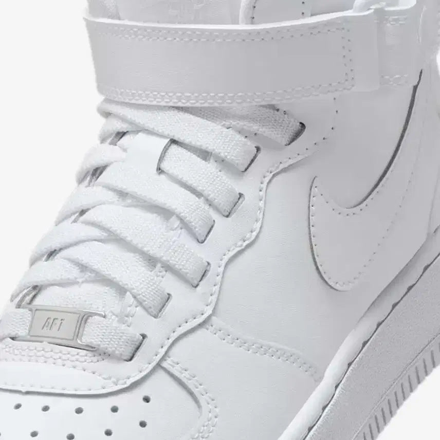 [BUNJANG] Nike Air Force 1 Mid White Sneakers / 새상품)나이키 230 에어포스1 미드 화이트 이지온 IH4228 100