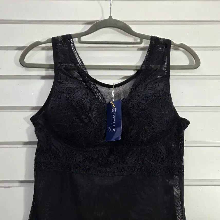 [BUNJANG] Black Lace Point Bra Running Top / 블랙  레이스포인트 브라런닝 /미사용/보물찾기천사