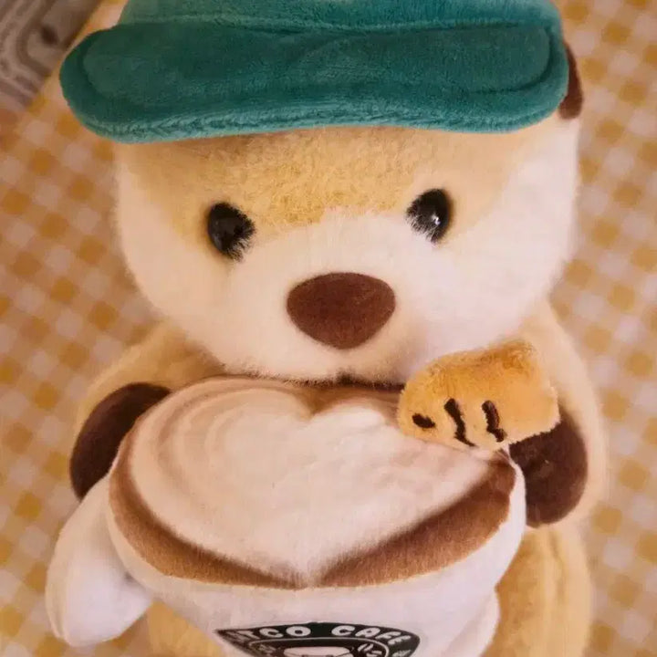 [BUNJANG] Coffee Ga Joa Racco-san 25cm Plush Doll / 커피가좋아 랏코상 25cm인형(새상품)