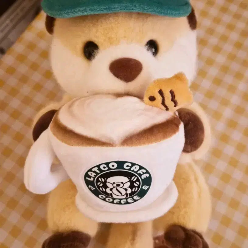 [BUNJANG] Coffee Ga Joa Racco-san 25cm Plush Doll / 커피가좋아 랏코상 25cm인형(새상품)