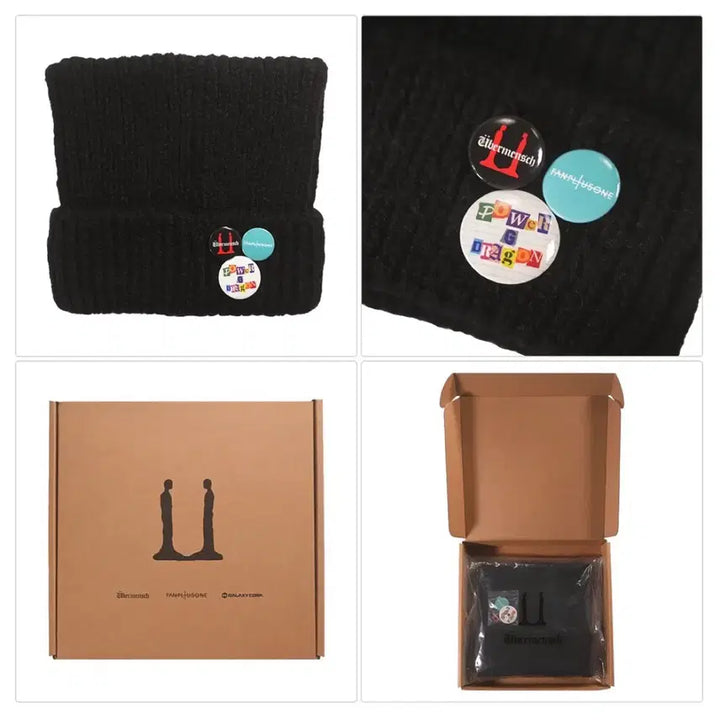 [BUNJANG] G-Dragon Knit Cap Black / 지드래곤 니트 캡 블랙 G-DRAGON Knit Cap Black
