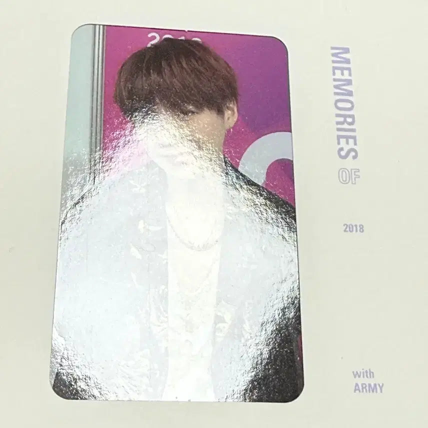 [BUNJANG] BTS (SUGA) 2018 Memories Blu-ray Photocard Full Set / 방탄 2018 메모리즈 블루레이 윤기 포카 풀셋 양도