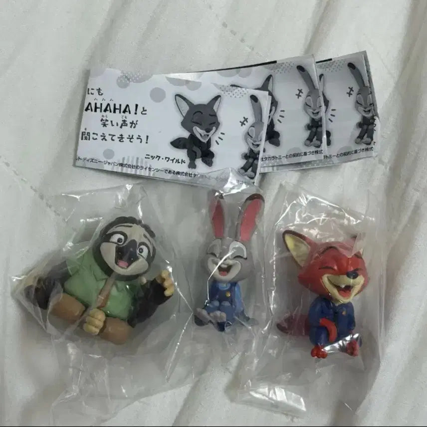 [BUNJANG] Zootopia Haha Gacha Figure Bundle Set / (미개봉 일괄) 주토피아 하하하 가챠 피규어 닉 주디 플래시 디즈니