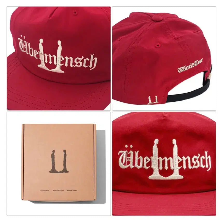 [SOLD OUT] 지드래곤 위버멘쉬 캡 버건디 G-DRAGON Ubermensch Cap