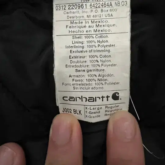 [BUNJANG] Carhartt Arctic XL Jacket / 칼하트 아크틱 xl