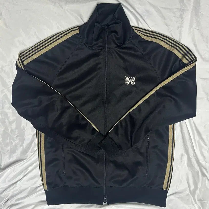 [BUNJANG] Needles LHP Track Jacket Smooth Black / 니들스 lhp 트랙 자켓 스무스 블랙 별주