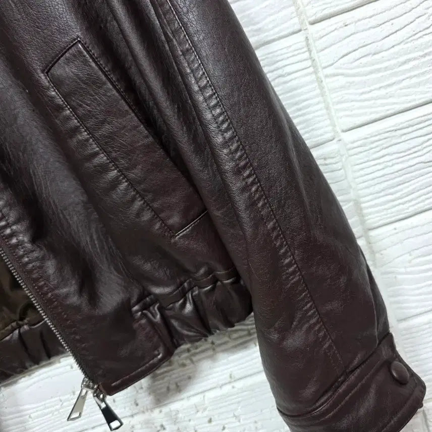 [BUNJANG] S.U.P STUDIO Leather Blouson Jacket / S.U.P STUDIO 레더 블루종자켓