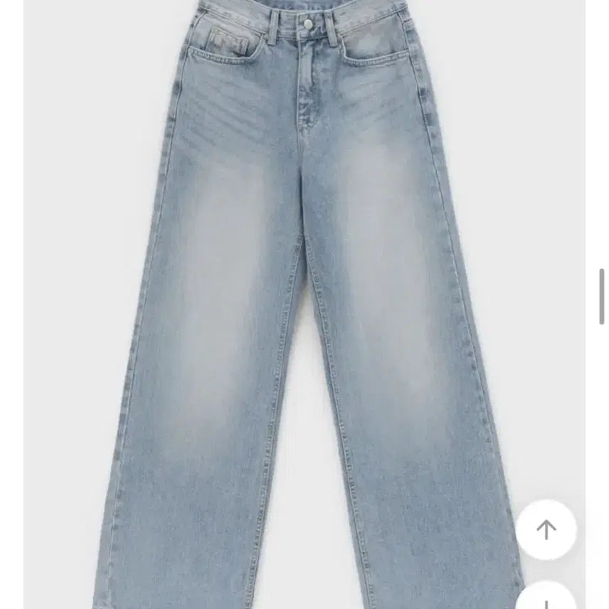 [BUNJANG] Blackup Dejoua Washed Wide Denim Pants / 블랙업 드쥬아 워싱 와이드 데님팬츠