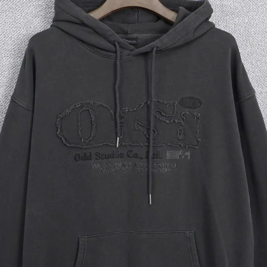 [BUNJANG] Odd Studio Pigment Damage Hoodie / 오드스튜디오 피그먼트 데미지 후드티 2size