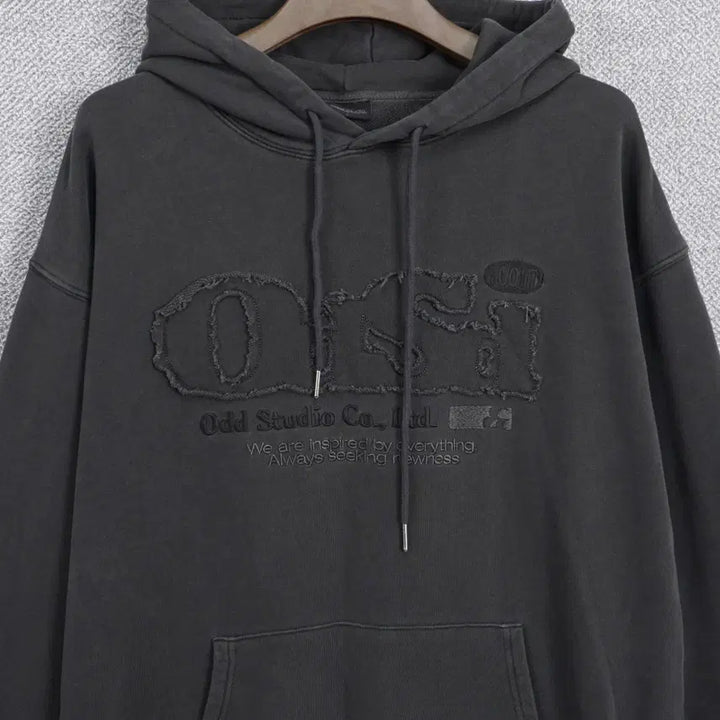 [BUNJANG] Odd Studio Pigment Damage Hoodie / 오드스튜디오 피그먼트 데미지 후드티 2size