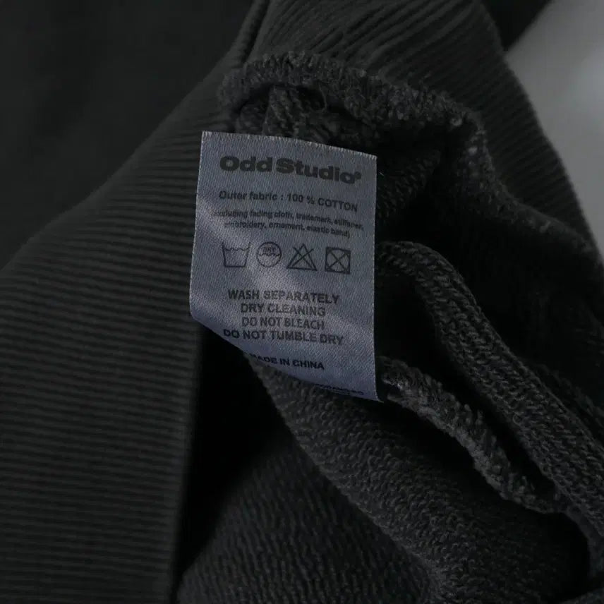 [BUNJANG] Odd Studio Pigment Damage Hoodie / 오드스튜디오 피그먼트 데미지 후드티 2size